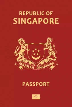 新加坡护照封面