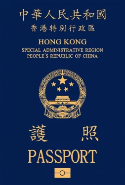 香港护照封面